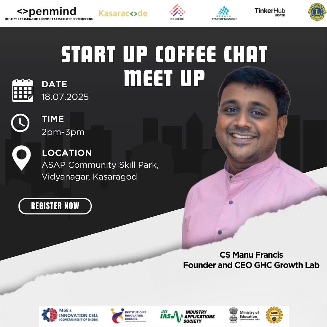 Startup Coffee Chat - CS Manu Francis